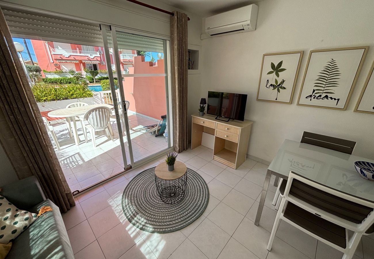 Apartamento em Denia - Jazmines B-1  BAJO FRENTE PISCINA