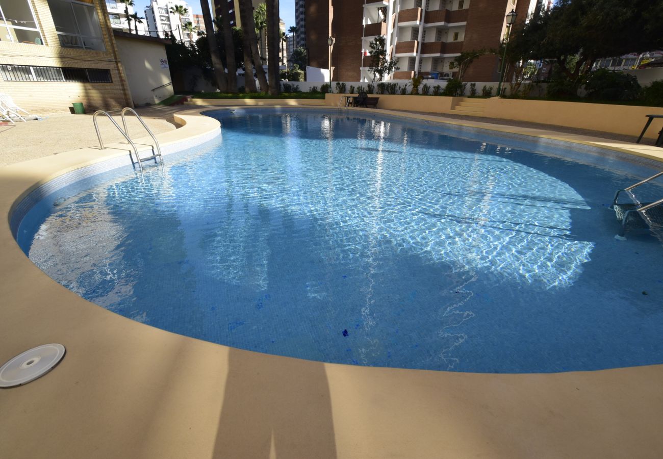 Apartamentos Karola Benidorm, 2 quartos piscina Levante praia verão, família, crianças